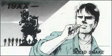 Le jeune recrue Solid Snake